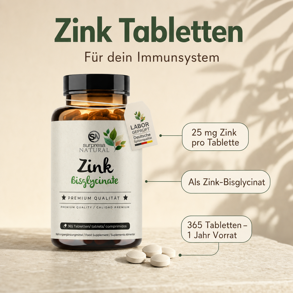 Zink Tabletten - Für dein Immunsystem