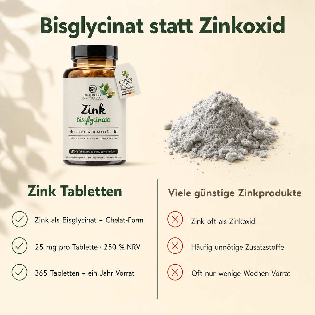 Zink Tabletten - Für dein Immunsystem