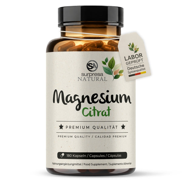 Magnesium Citrate Kapseln - Hochdosiert