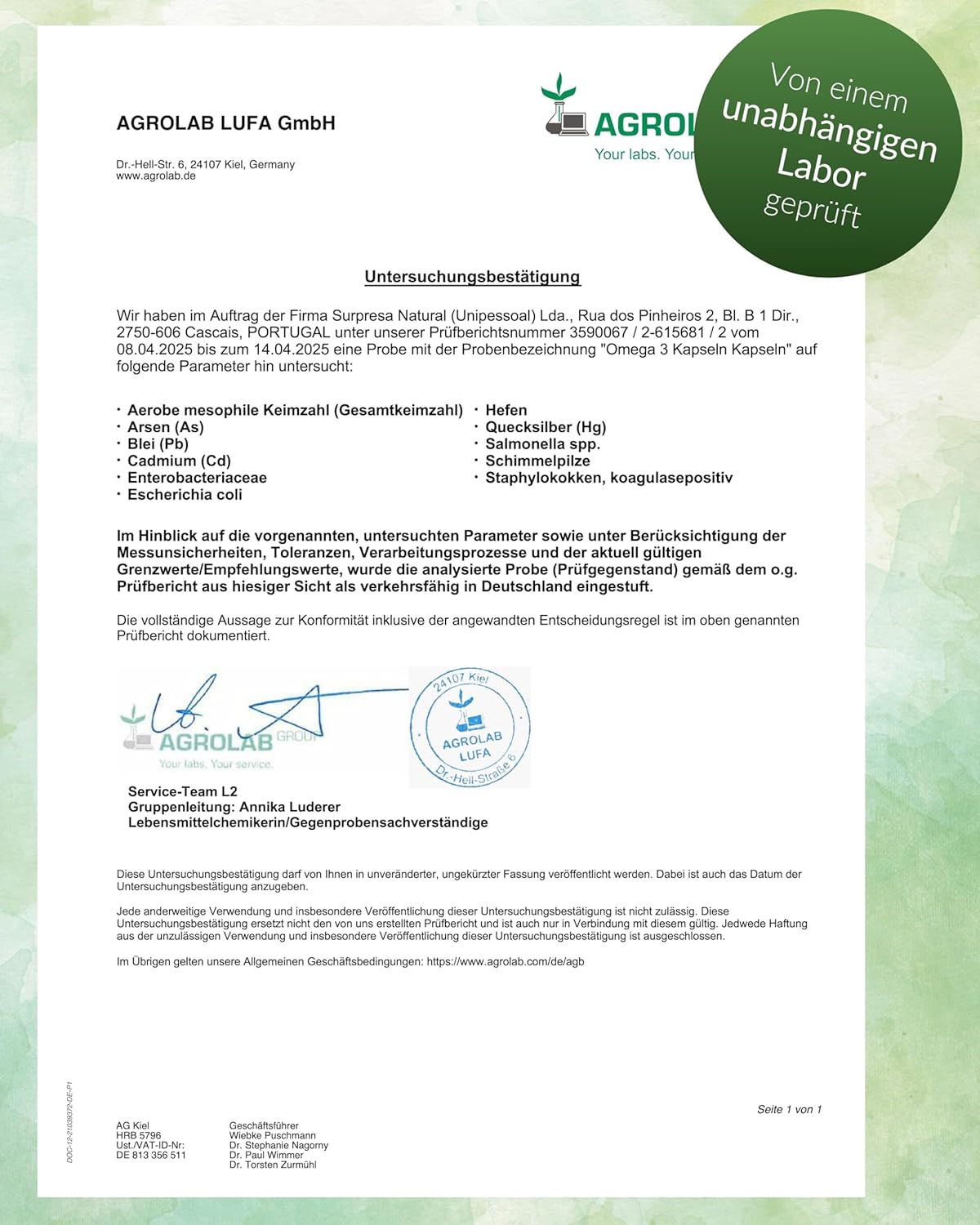 Omega 3 Plus Kapseln - Für Herz & Gehirn